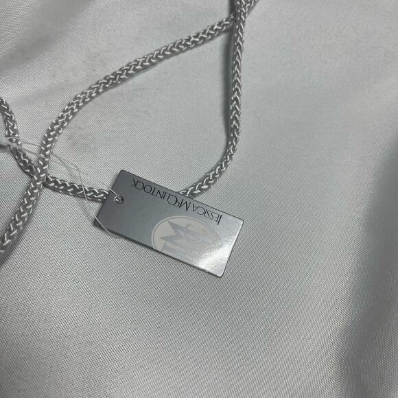 Jessica McClintock formal bag-Silver Small clutch -NWT  **FLAW*** - Picture 6 of 6